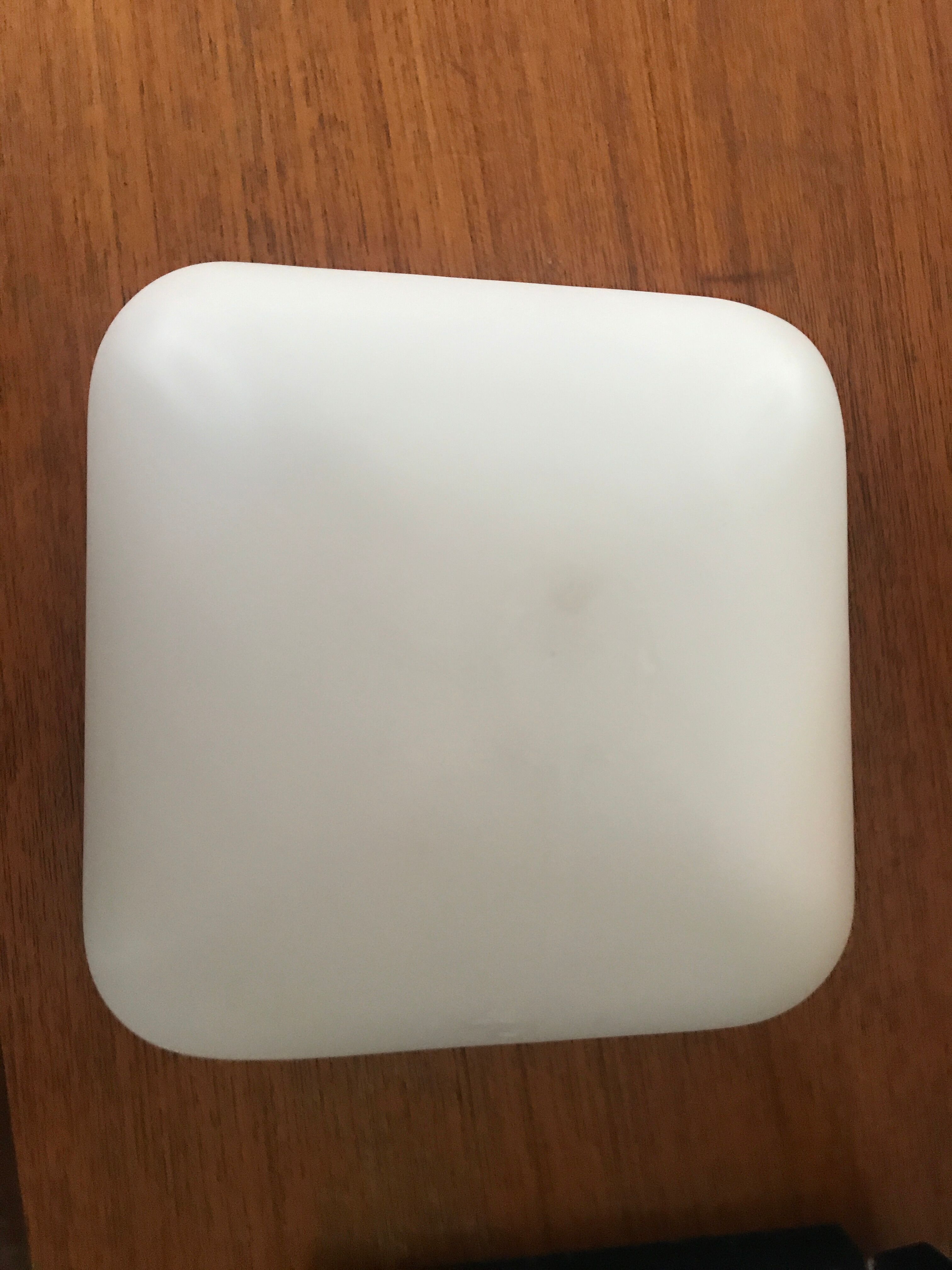 Ceiling lamp in opaline square years 50