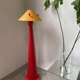80s pop red floor lamp