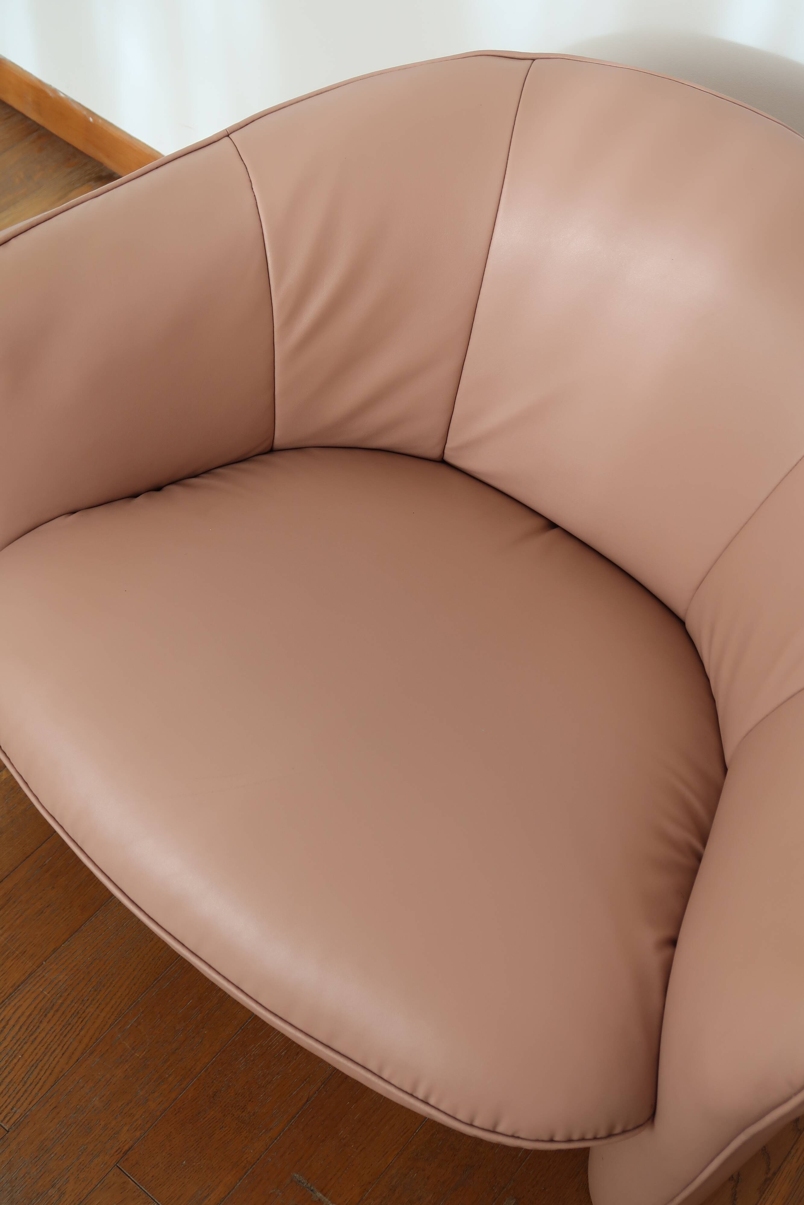 Swann pink armchair