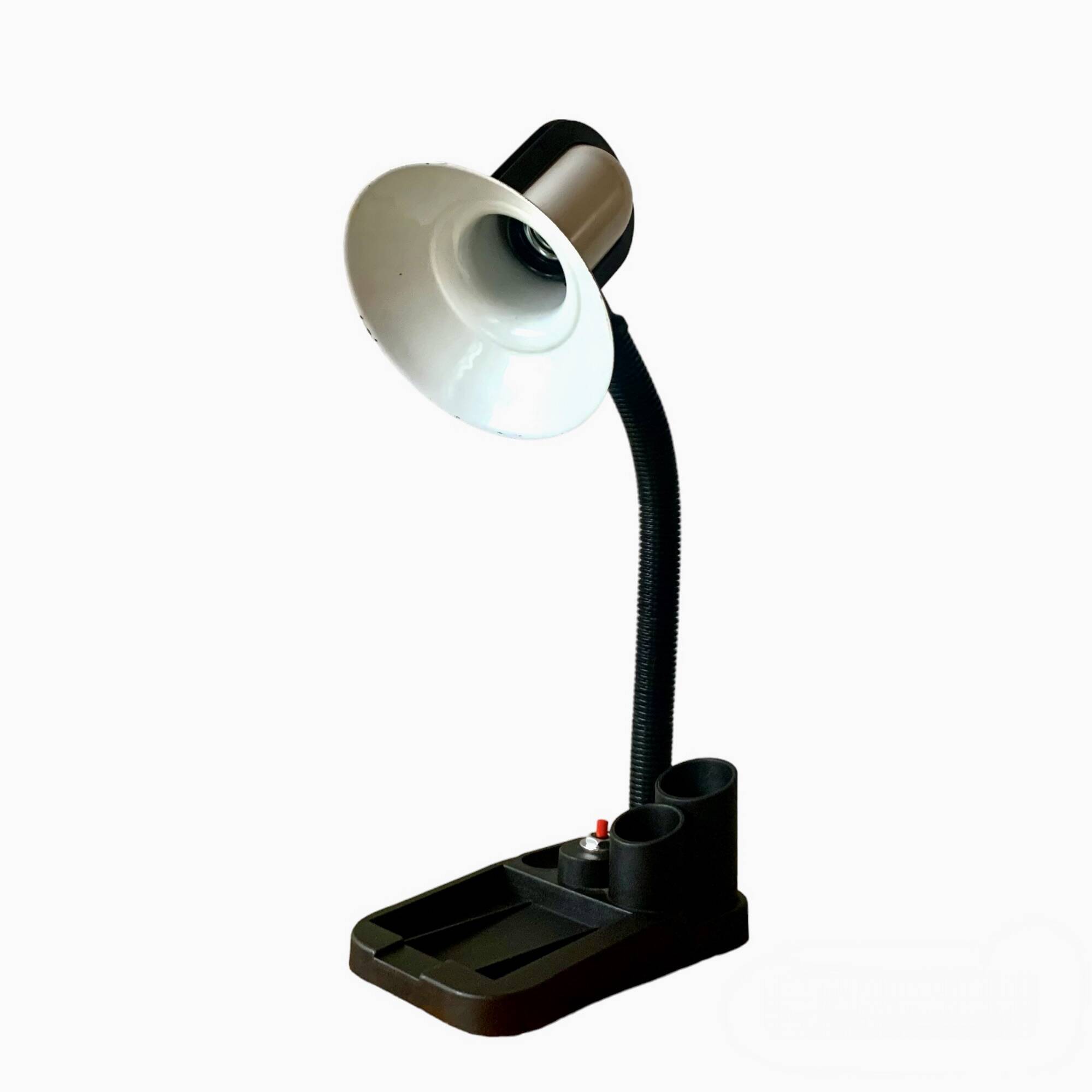 Fase vintage black and white desk lamp