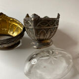2 salt shakers Saint Louis in silver