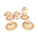 Melitta coffee set for 6 people, Germany, 1970s.