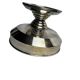 Art Deco, silver-plated metal fruit bowl with pedestal base, hallmarked, circa 1930