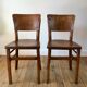Paire de chaises bistrot Fischel début XXème