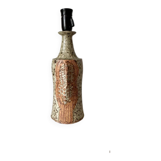 Large brutalist table lamp by Lene Regius, Denmark, 1970s