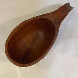 Teak wood bowl
