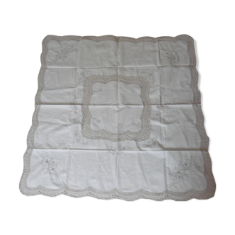 Tea tablecloth or curtain 85 x 85cm