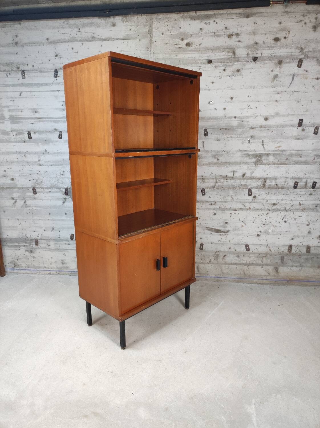 Vintage bookcase shelf