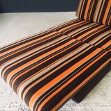 Fold-out extendable lounge chair, 1970s