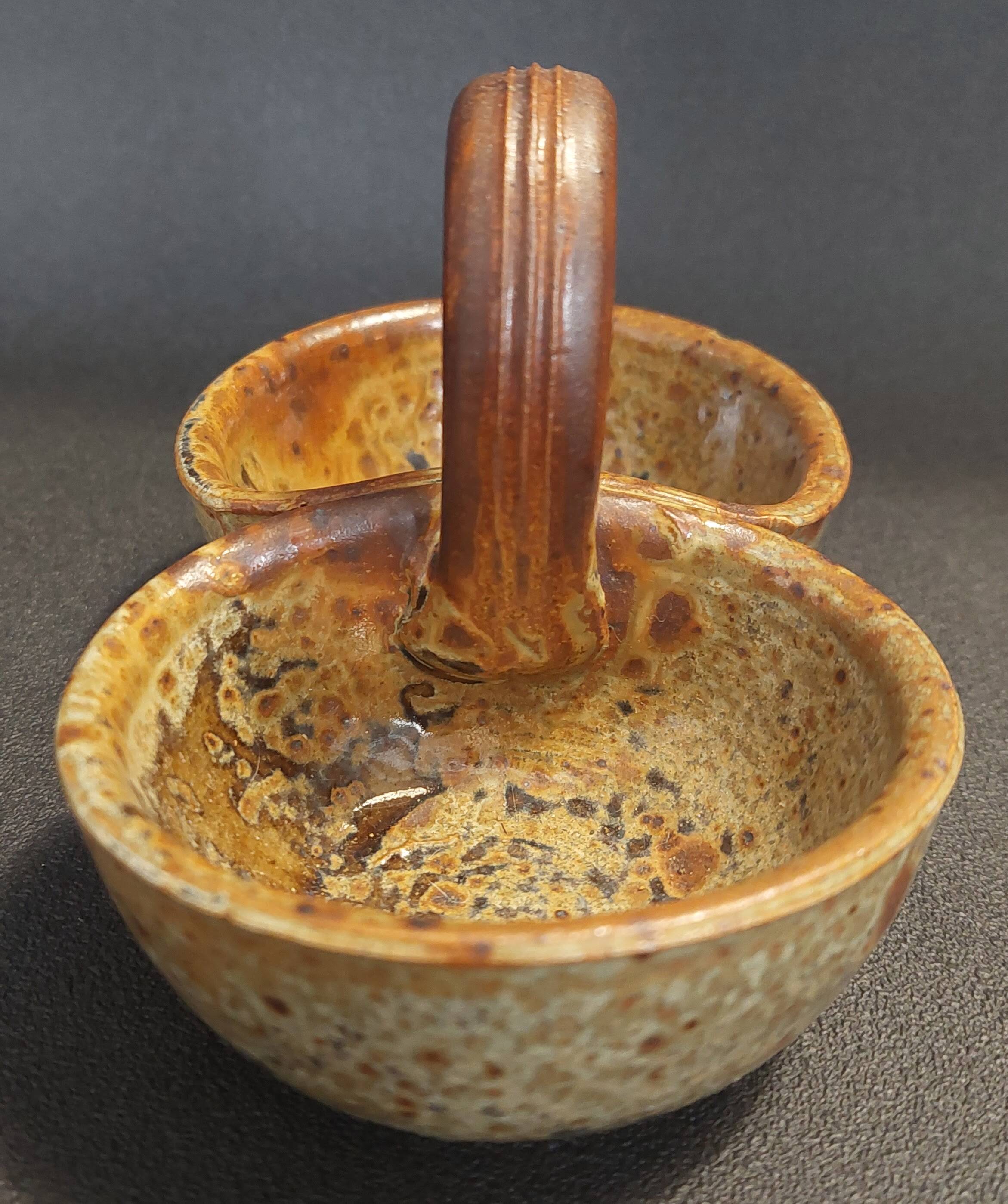 Saleron vintage in pyrite stone, signature to be identified, 20th century.