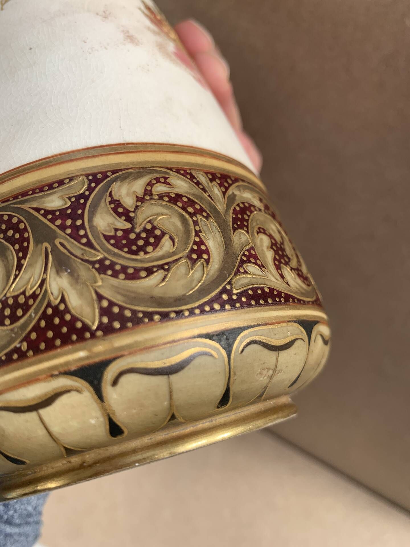 Aiguière / vase Antique Doulton Burslem