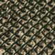 Tapis en jute et coton vert 160 x 230 cm