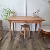 Country style oak farmhouse desk / table