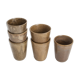 Verres en grès Vintage x6