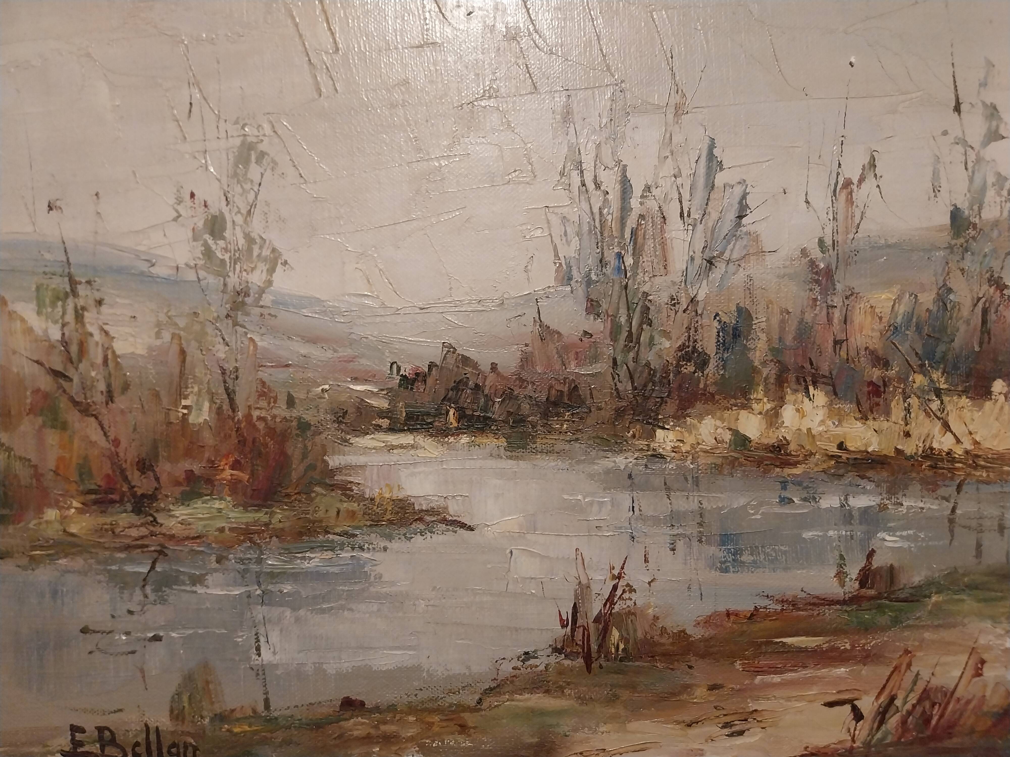 Oil on canvas signed Etienne Bellan (1922-2000)