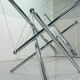 Theodore Waddell for Cassina 714 Tensegrity Chromed Steel Dining Table, 1980s