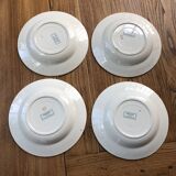 4 plates "Germaines" Sarreguemines