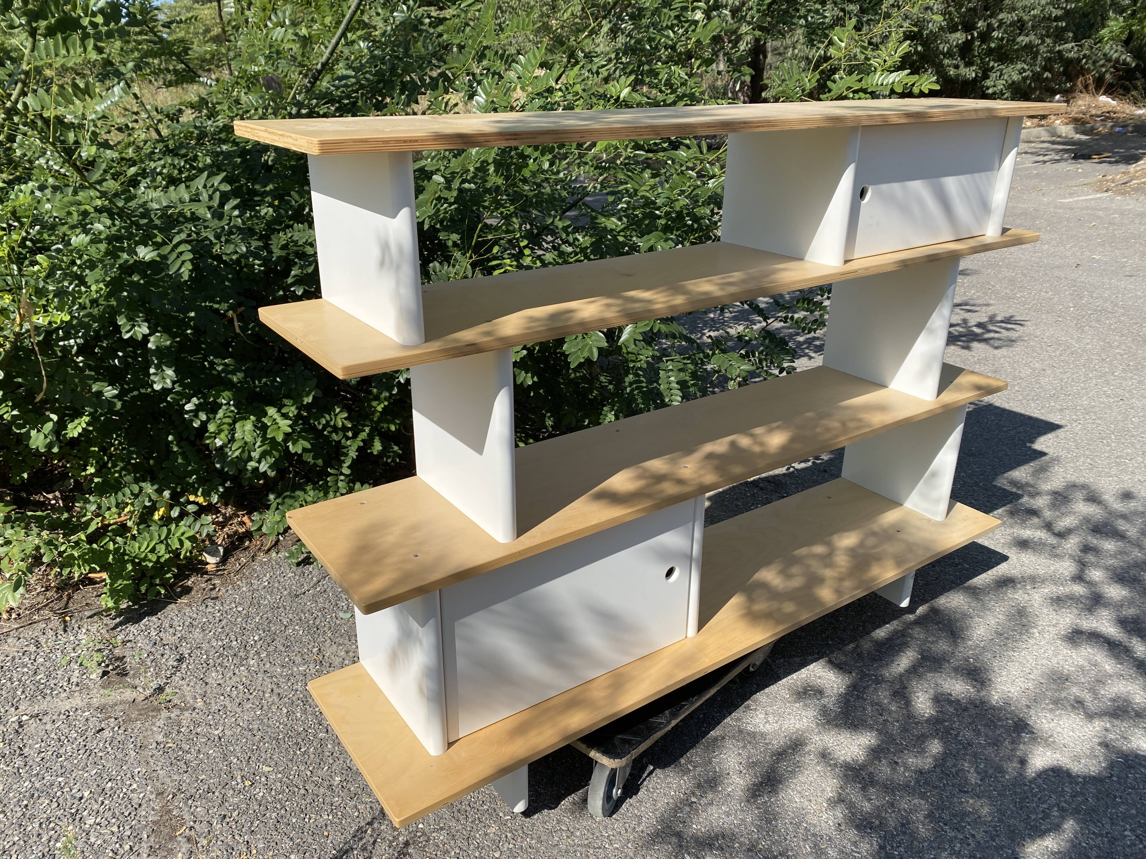 Oeuf NYC bookcase in birch and ecological Mdf