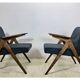Pair of chairs bunny type 300 177, by J. Chierowski, 1960
