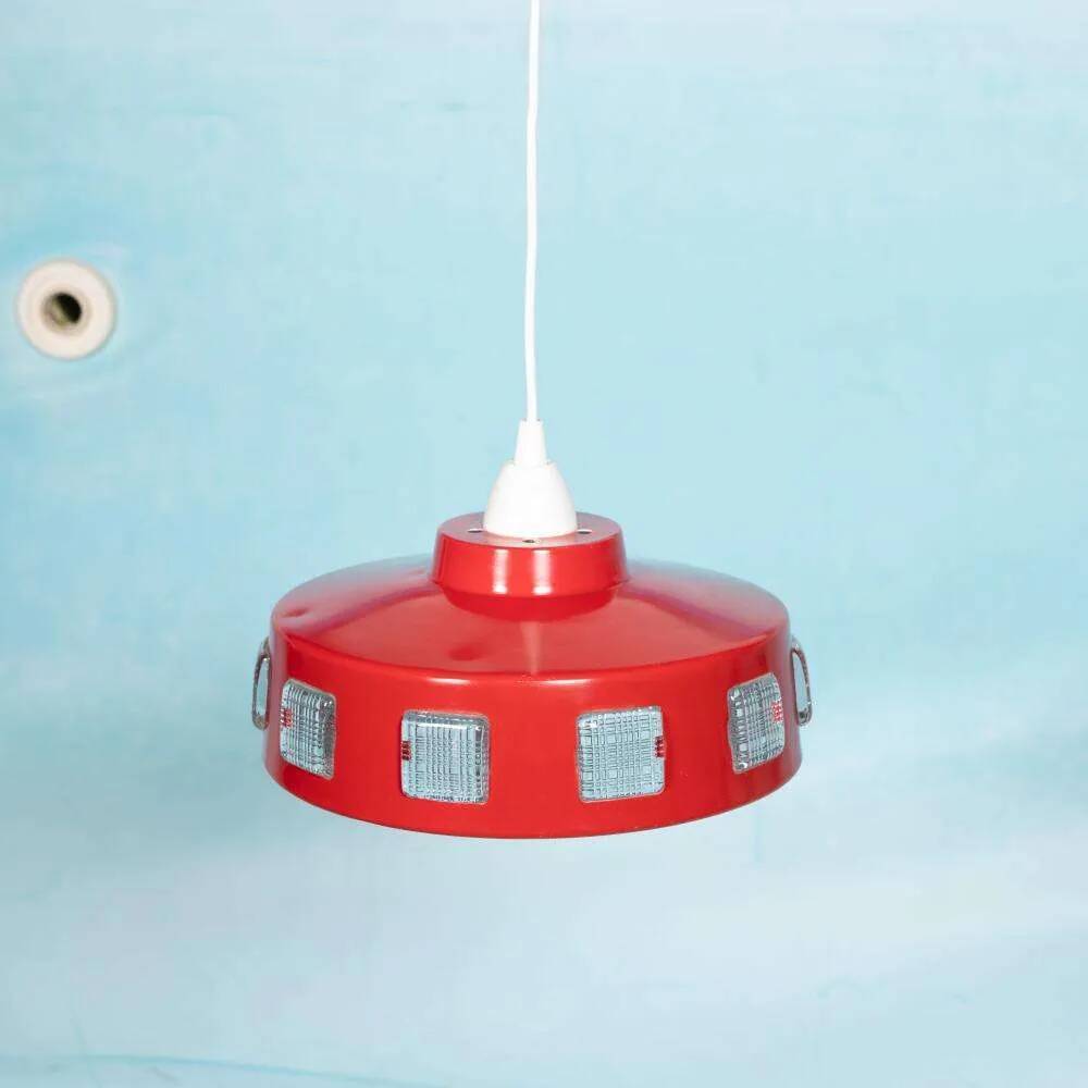 1970s vintage glass pendant from the space age, Sweden