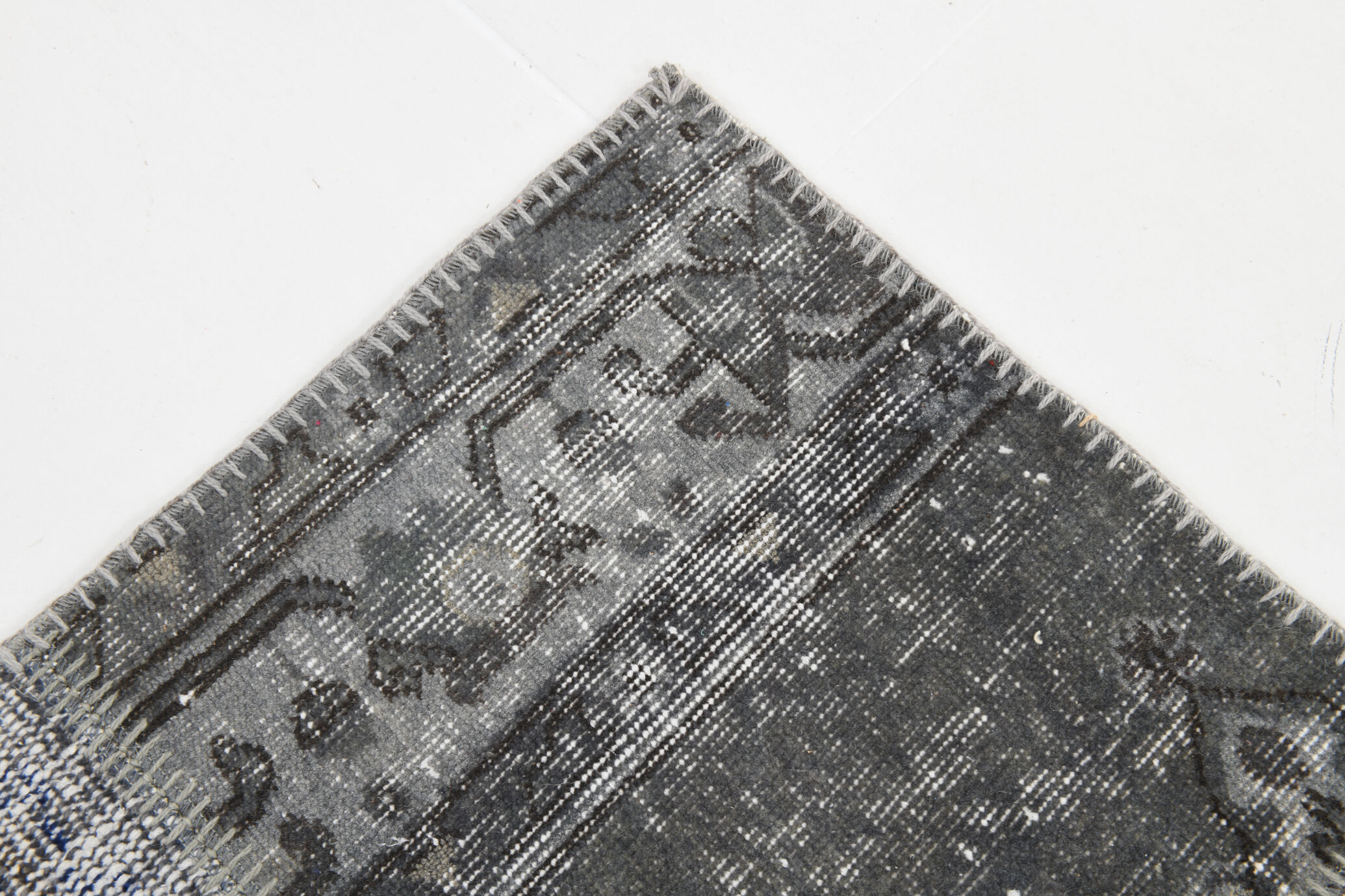 Turkish vintage oushak patchwork rug