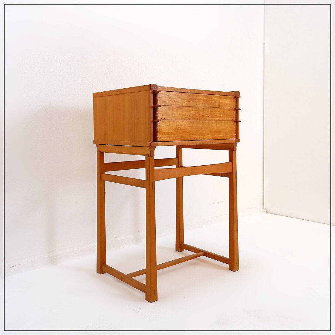 Coffret James Krenov avec service de couverts « Pyramide » par Georg Jensen