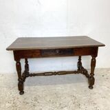 19th century solid oak desk or table