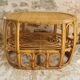 Vintage rattan coffee table