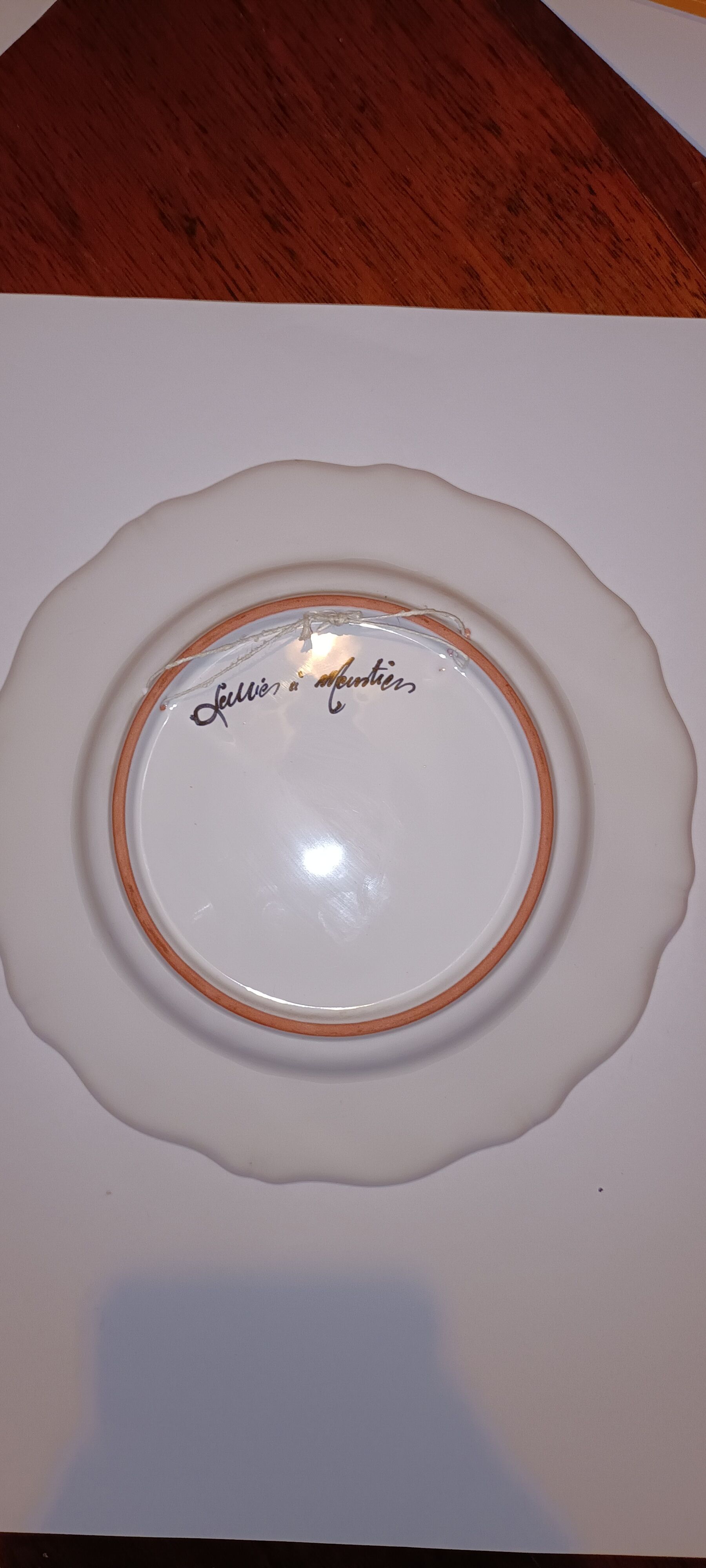 Moustiers plate