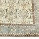 7x10 Turkish Cream Brown Bordered Vintage Rug, 207x316Cm