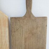 Two vintage solid wood cutting boards