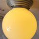 Opal glass ball ceiling light