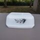 Vintage Arcopal butter dish