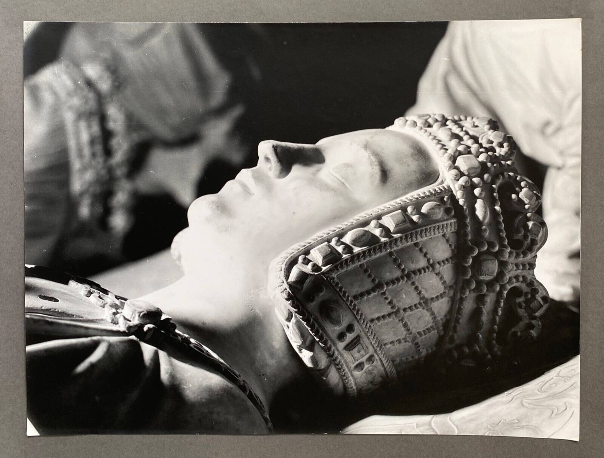 Silver photo Bernard Darot 20th portrait Anne