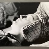 Silver photo Bernard Darot 20th portrait Anne