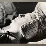 Silver photo Bernard Darot 20th portrait Anne