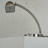 Chrome metal articulated desk lamp