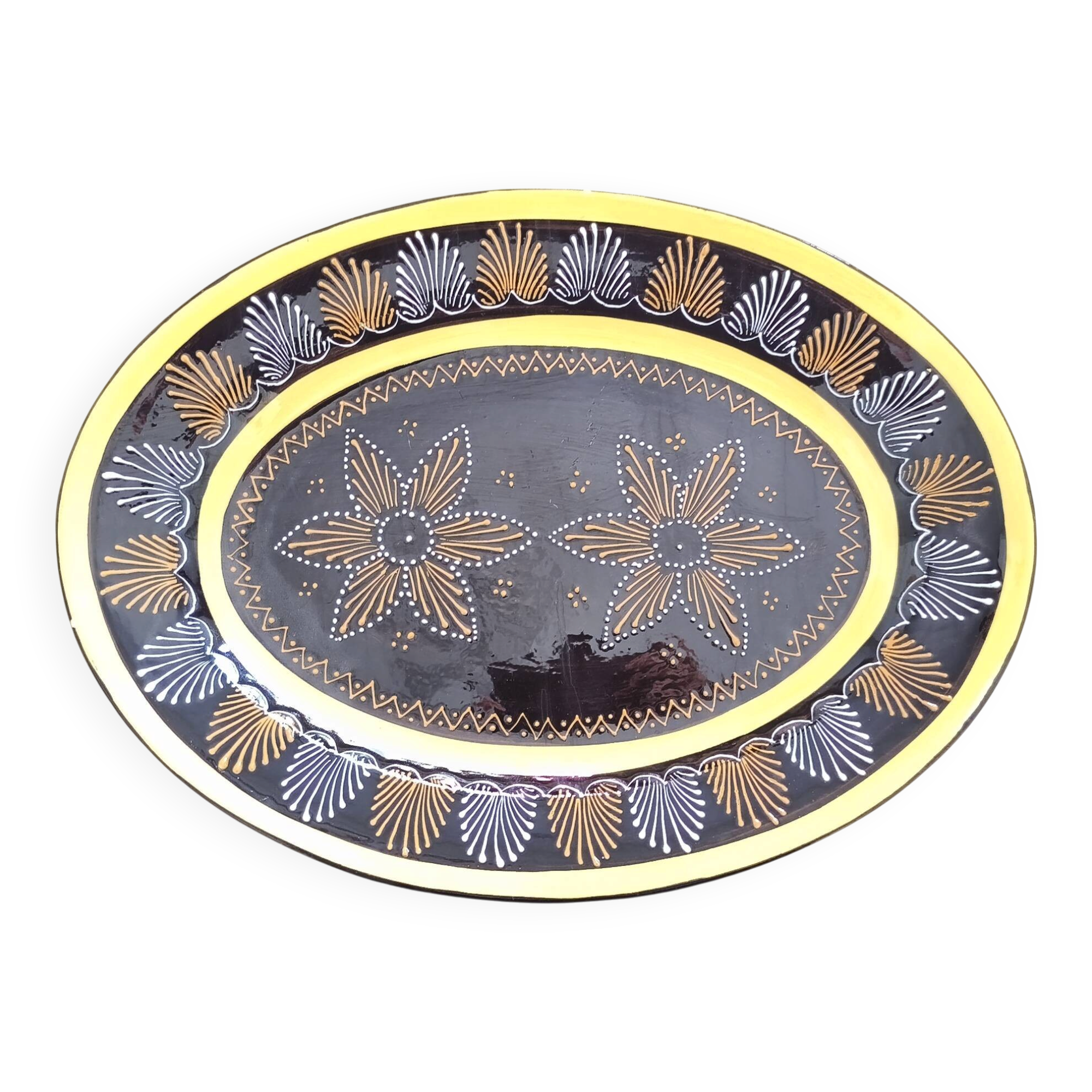 Henriot Quimper oval plate
