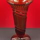 Vase en verre pressé, Art Déco