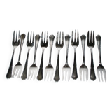 Set of 12 RENEKA cake dessert forks Victoria Spatours contour model 15cm