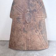 "Glagwa" shield embossed metal Cameroon 20th century