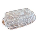 Vintage glass butter dish