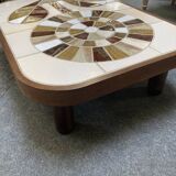 Ceramic coffee table Roger Capron shogun flower