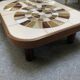 Table basse céramique Roger Capron shogun fleur