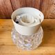 Old molded glass wall lamp