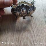 Ancienne salière en argent 800