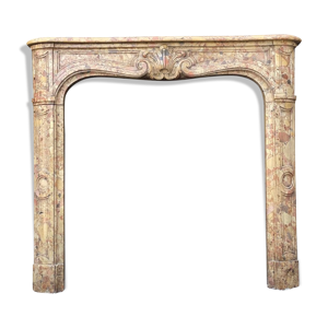 Cheminée de style Louis - marbre