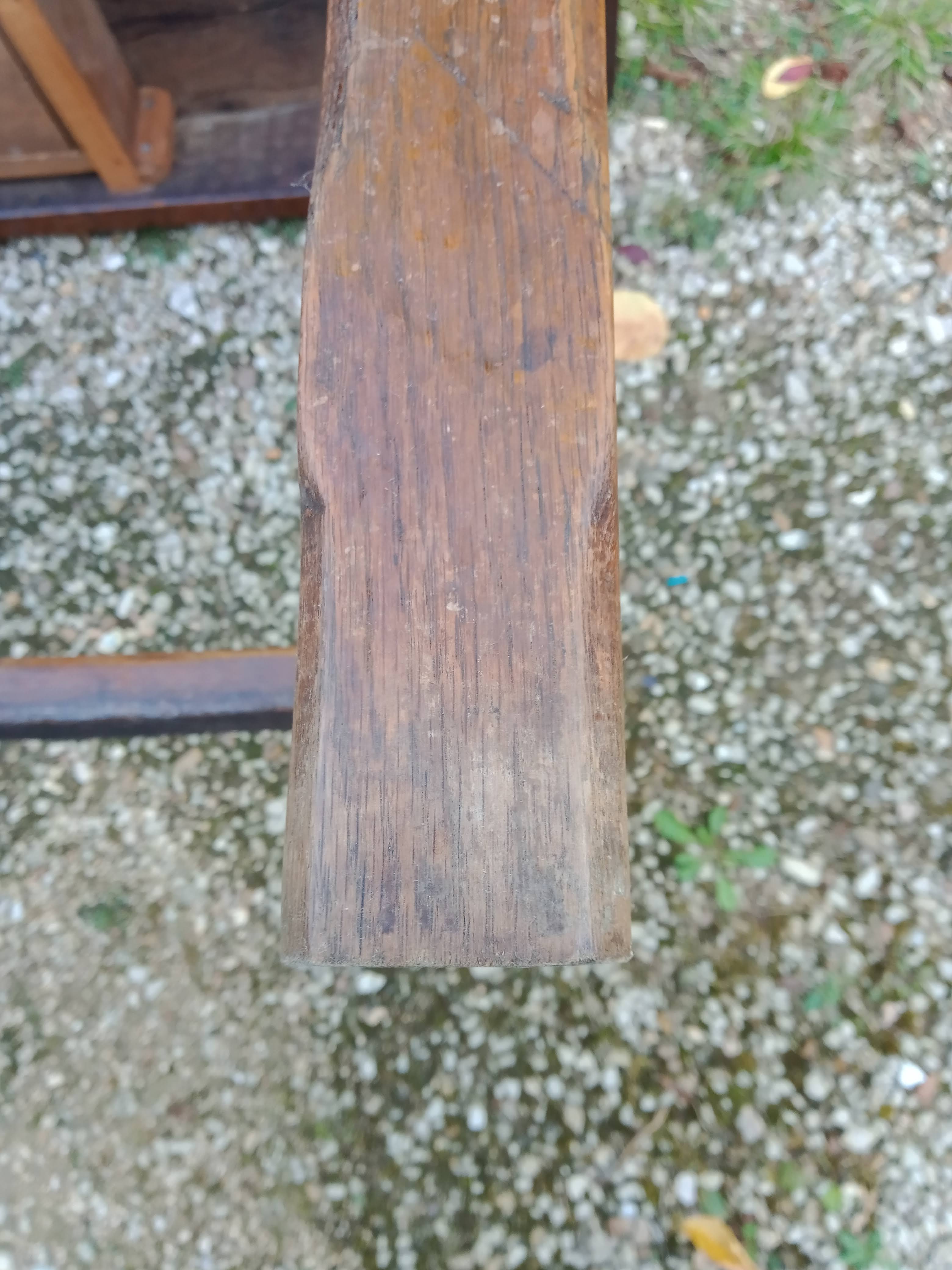 Old oak farmhouse table