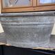 Vintage zinc galvanized basin
