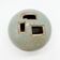Glazed stoneware “ball” vase, 1970s